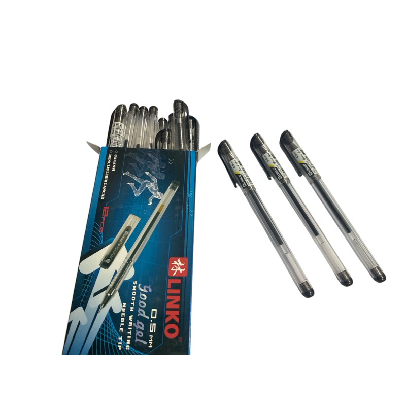 

< 12 pcs > GEL PEN ( N1 ) LINKO - ( PACK )