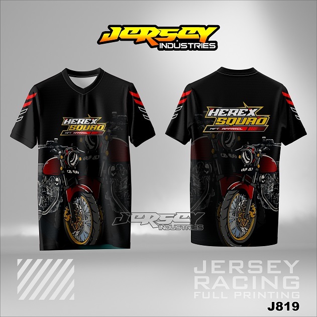 Jersey Racing Herex Squad Jersey Kaos Pecinta Herex Jersey Full Printing
