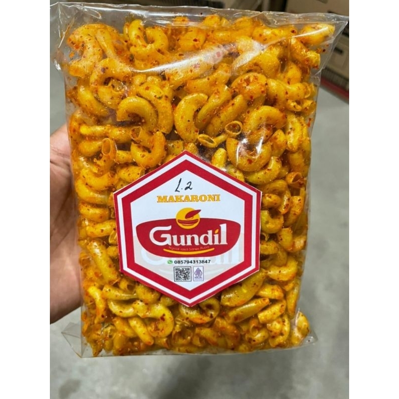 

Makaroni, Pangsit, Sistik Gundil pedas daun jeruk kemasan 250 gram