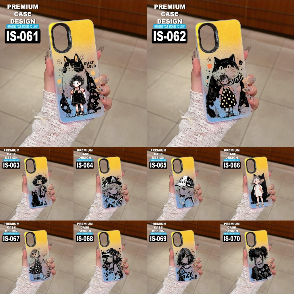 SAMSUNG A16/ A06/ A15/ A25/ A35/ A55/ A05/ A05S/ A14 4G/ A14 5G CASE MOTIF GAMBAR KODE IS IS061-IS07