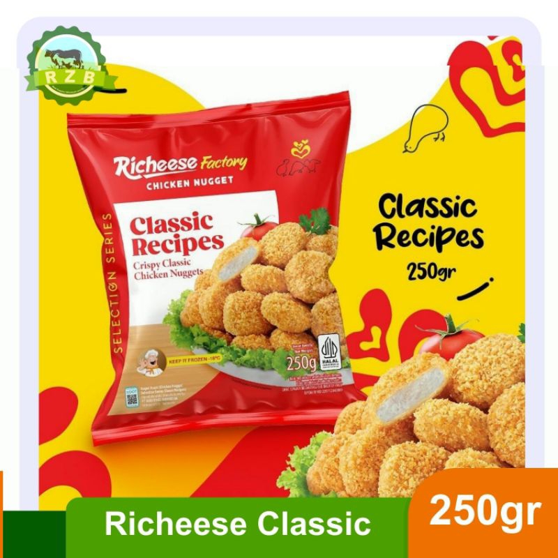

Richeese factory chiken nugget classic 250 g