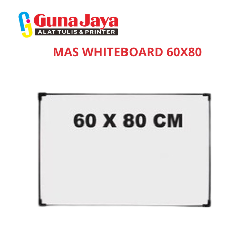 

MAS WHITEBOARD 60X80 - PAPAN TULIS PUTIH