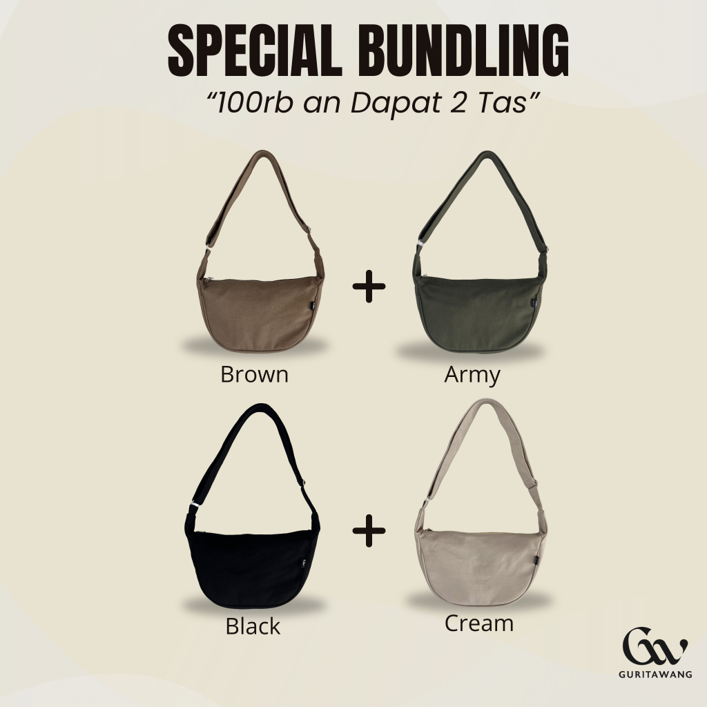 SPECIAL BUNDLING Hemat 2pcs Tas HAIKO BAG Tas Selempang & Bahu Wanita Sling bag [GURITAWANG]