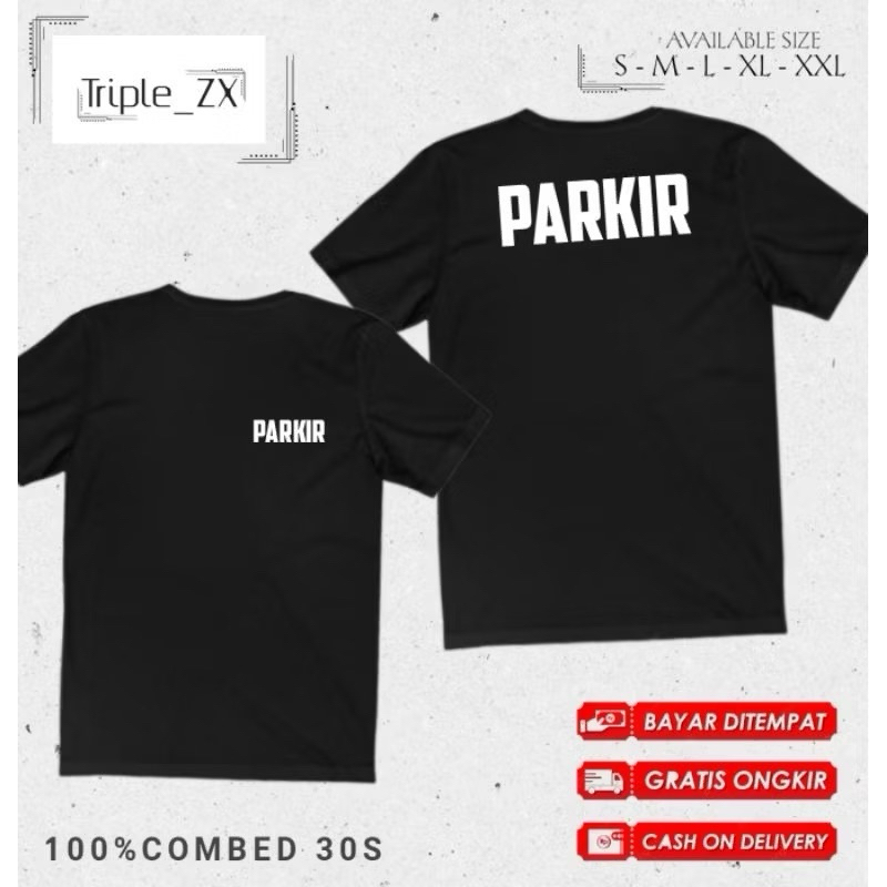 [COD] Kaos juru parkir / seragam tukang parkir