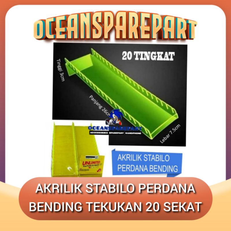 

AKRILIK STABILO PERDANA BENDING TEKUKAN 20 SEKAT