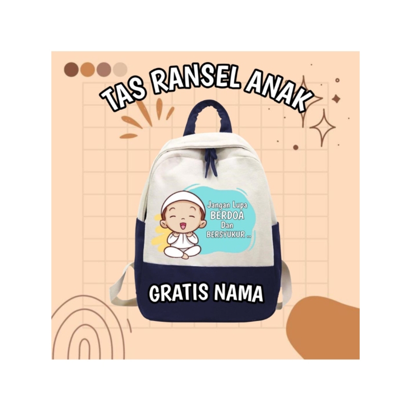 TAS RANSEL NGAJI ANAK PERAMPUAN DAN LAKI LAKI