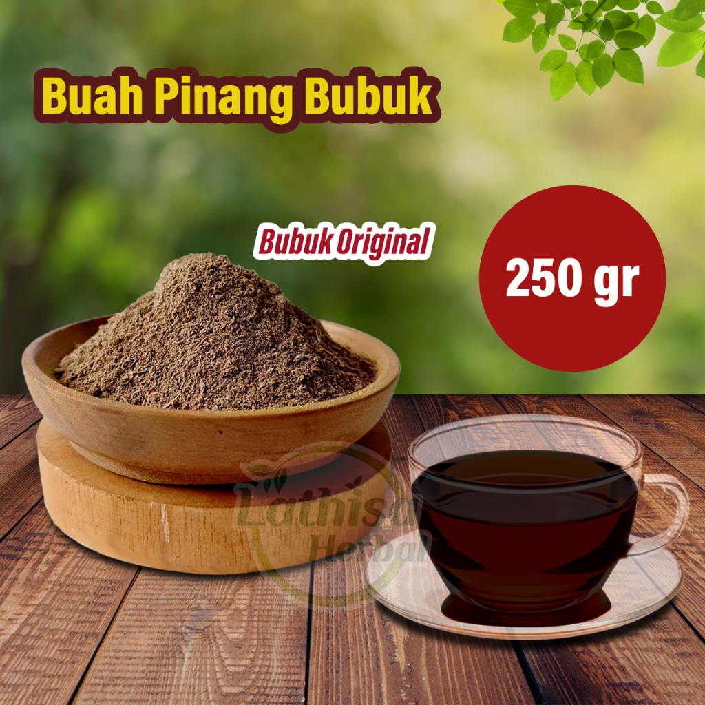 

Buah Pinang Bubuk Original 250 gr