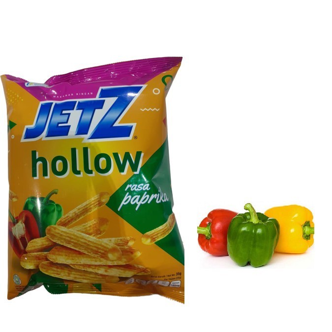 

Makanan Ringan Jetz Hollow Rasa Paprika 35 g