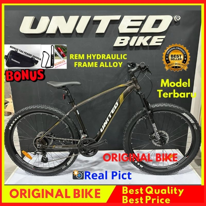 Sepeda Gunung 27.5 MTB United Monanza 4.3 Miami 3.0 Rem Hydraulic