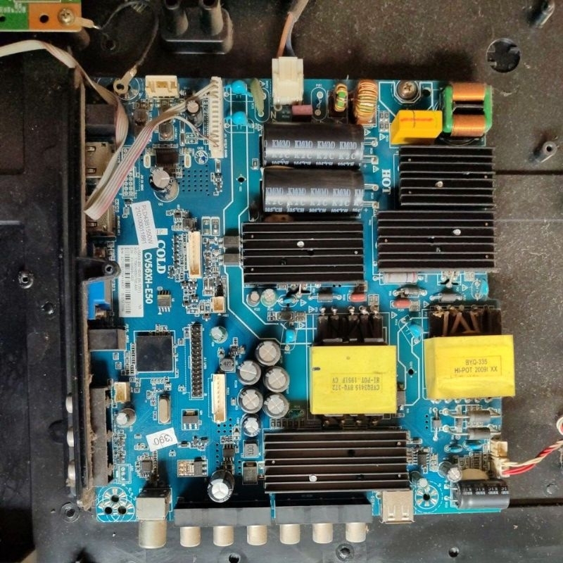 MB - MAINBOARD - MESIN TV POLYTRON PLD43B1550 - PLD43B1550W