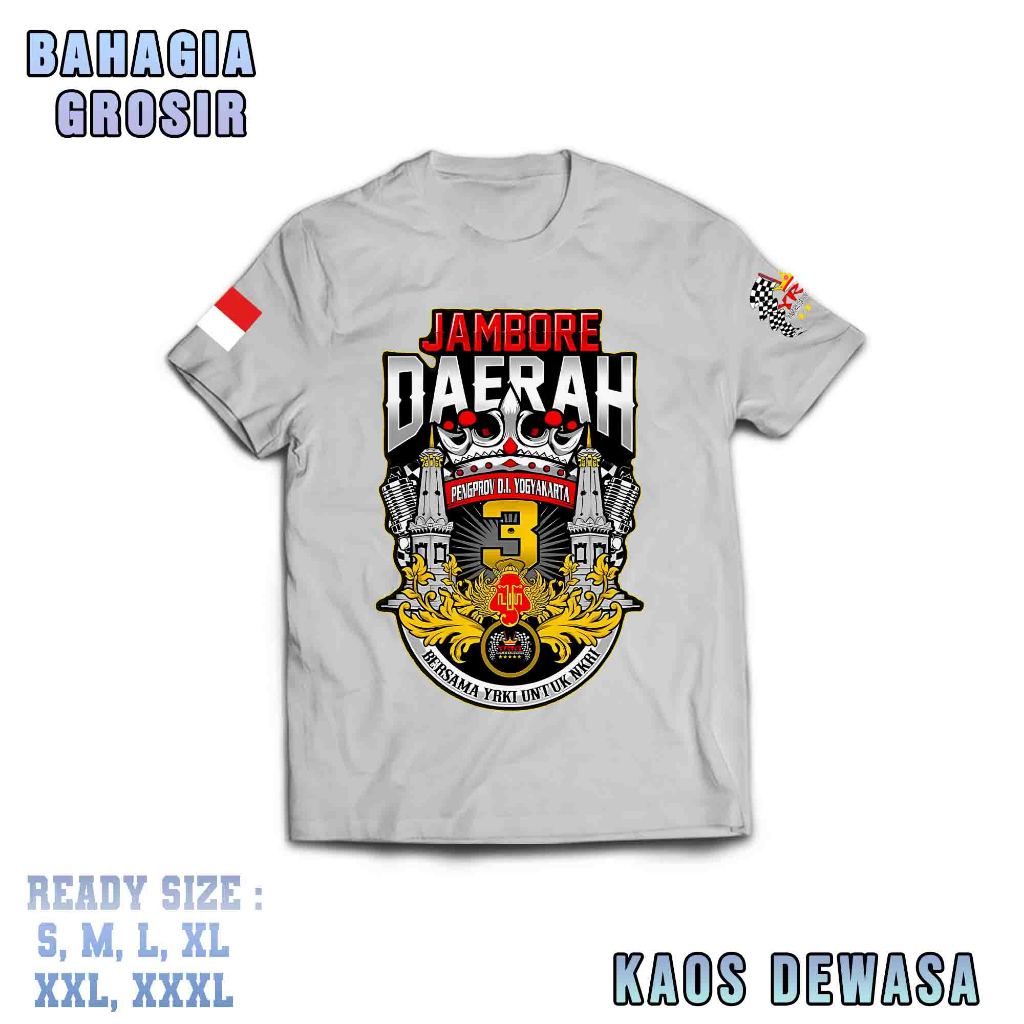 KAOS DEWASA JAMDA 3 YRKI - TSHIRT DISTRO RX KING D.I. YOGYAKARTA - BISA BAYAR DITEMPAT( COD )