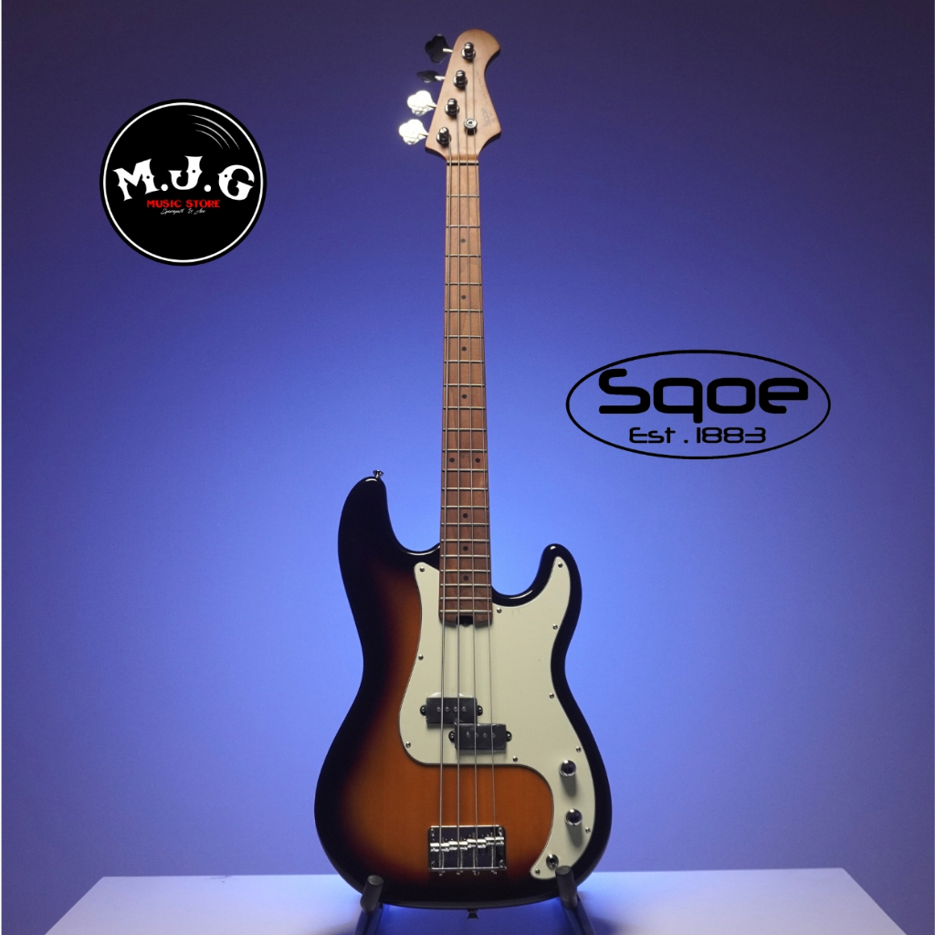 Bass elektrik sqoe SPB600 precision bass in 3 Tone SunBurst