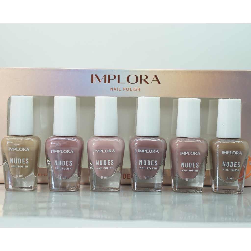 Implora Nail Polish Halal ,Kutek Implora Nude,Kutek Halal Tahan Lama Glossy Implora [3825]