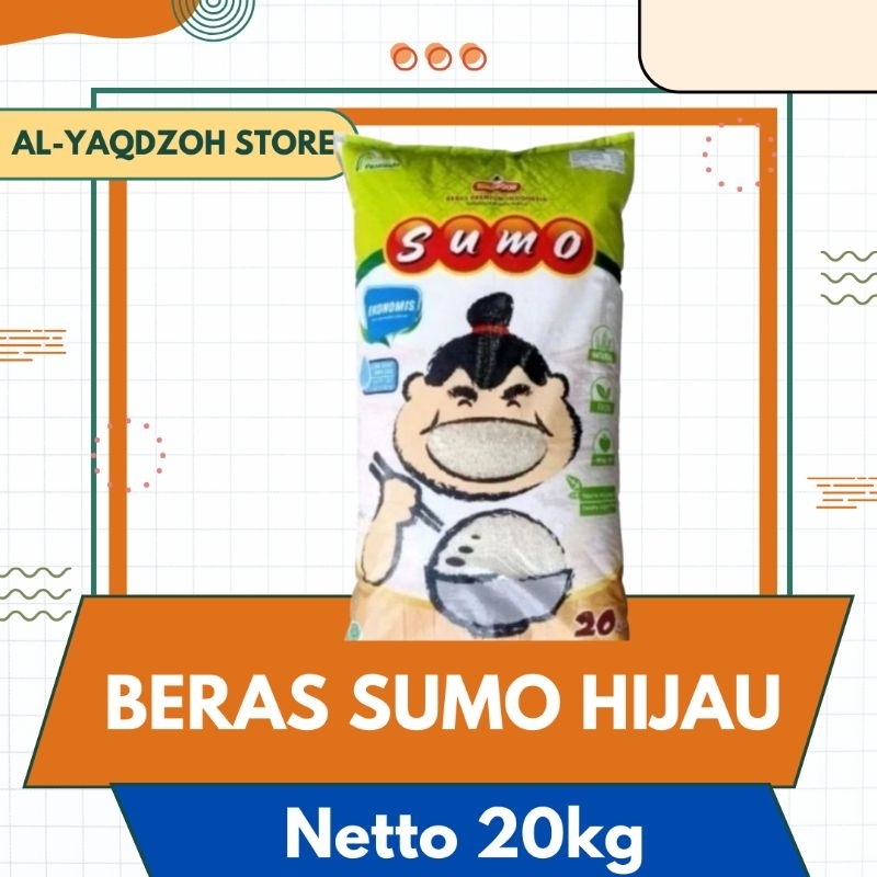 

Beras Premium SUMO | Kemasan HIJAU | Netto 20KG