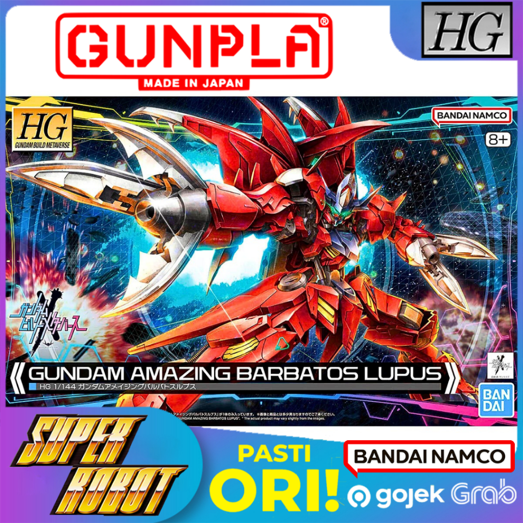 BANDAI HG Gundam Amazing Barbatos Lupus - HGBM Build Metaverse