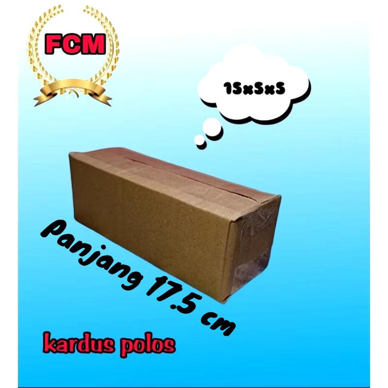 

FCM Kardus Polos Panjang 17.5 cm