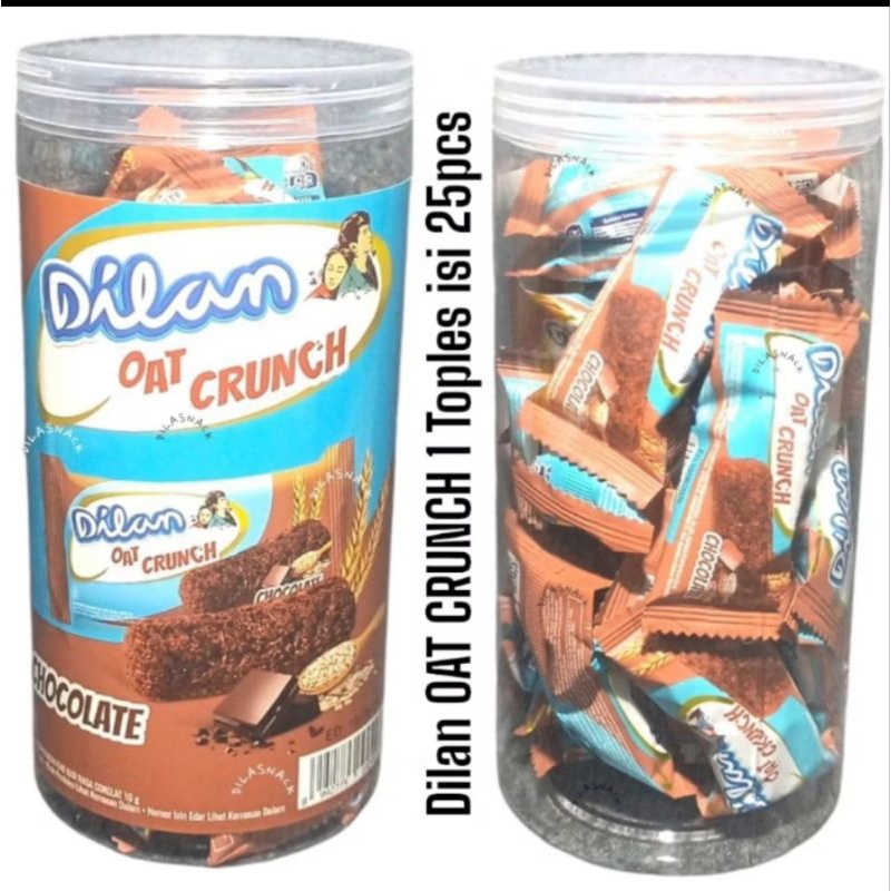 

DILAN OAT CRUNCH COKLAT TOPLES 10 Gram x 25 PCS