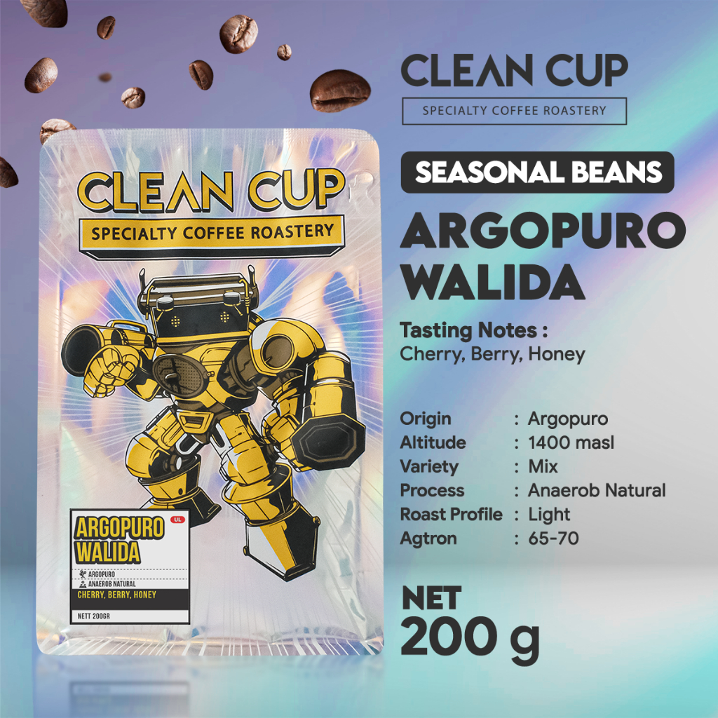 

Kopi Clean Cup Argopuro Walida Whole Bean