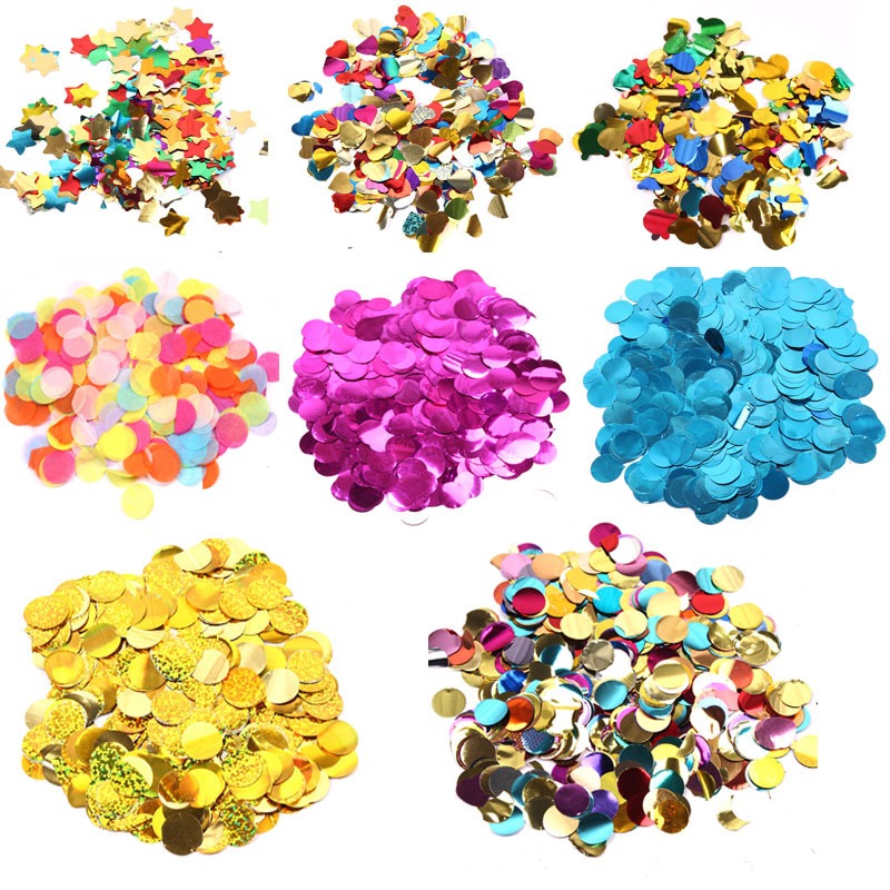 Confetti Balon/ Converti / Isian Balon / Confeti Love, Star, Warna Warni / Perlengkapan Pesta