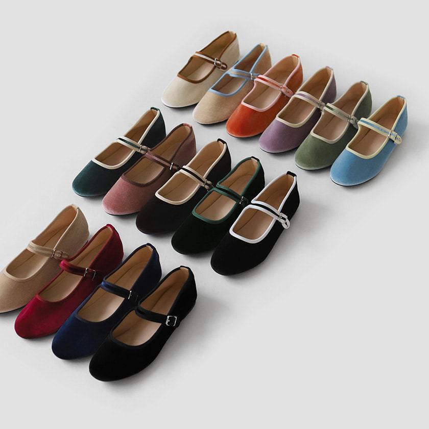 PO KOREA SAPPUN AMILA MARYJANE FLATS (1CM)