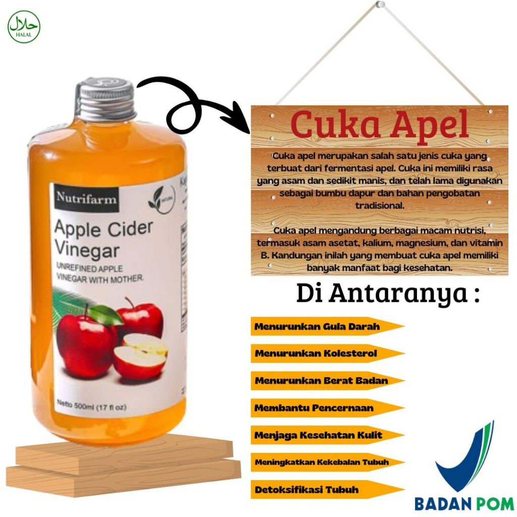 

CUKA APPLE CIDER VINEGAR 500ML WITH MOTHER ORGANIK FRESS