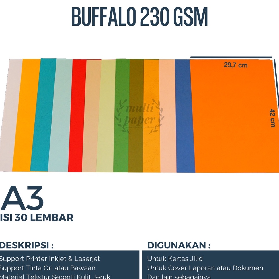 

KODE ALNKL Kertas Buffalo A3 isi 3 lembar Kertas Jilid A3 Kertas A3 Karton Buffalo