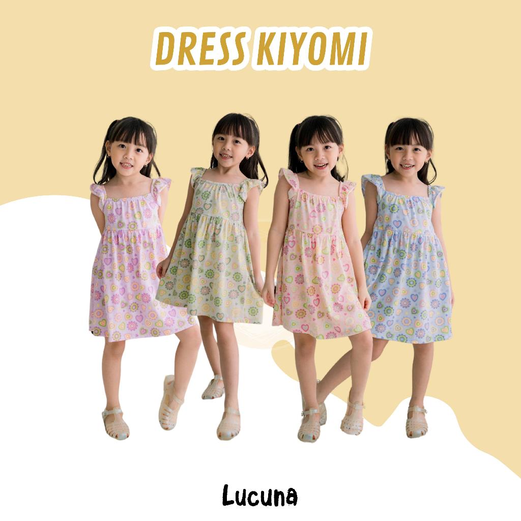 Lucuna Kiyomi - Dress Anak Perempuan [Size 1-5 Thn] Baju Anak Cewek