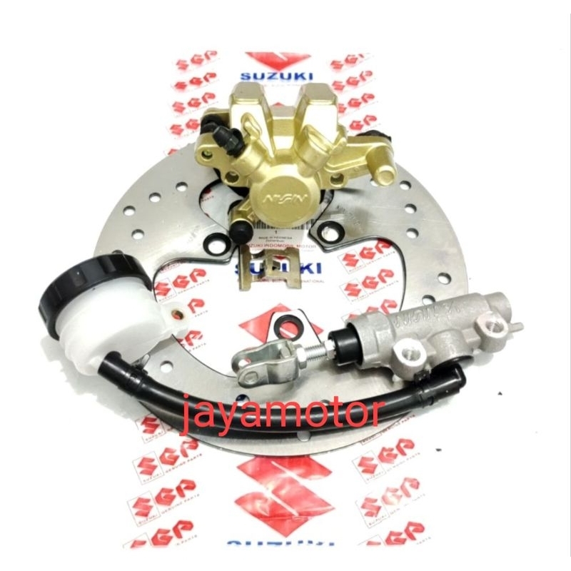 piringan cakram+master rem set+kaliper belakang Suzuki Shogun 125 FL,Shogun 125 Sp new,Shogun NR,Sho