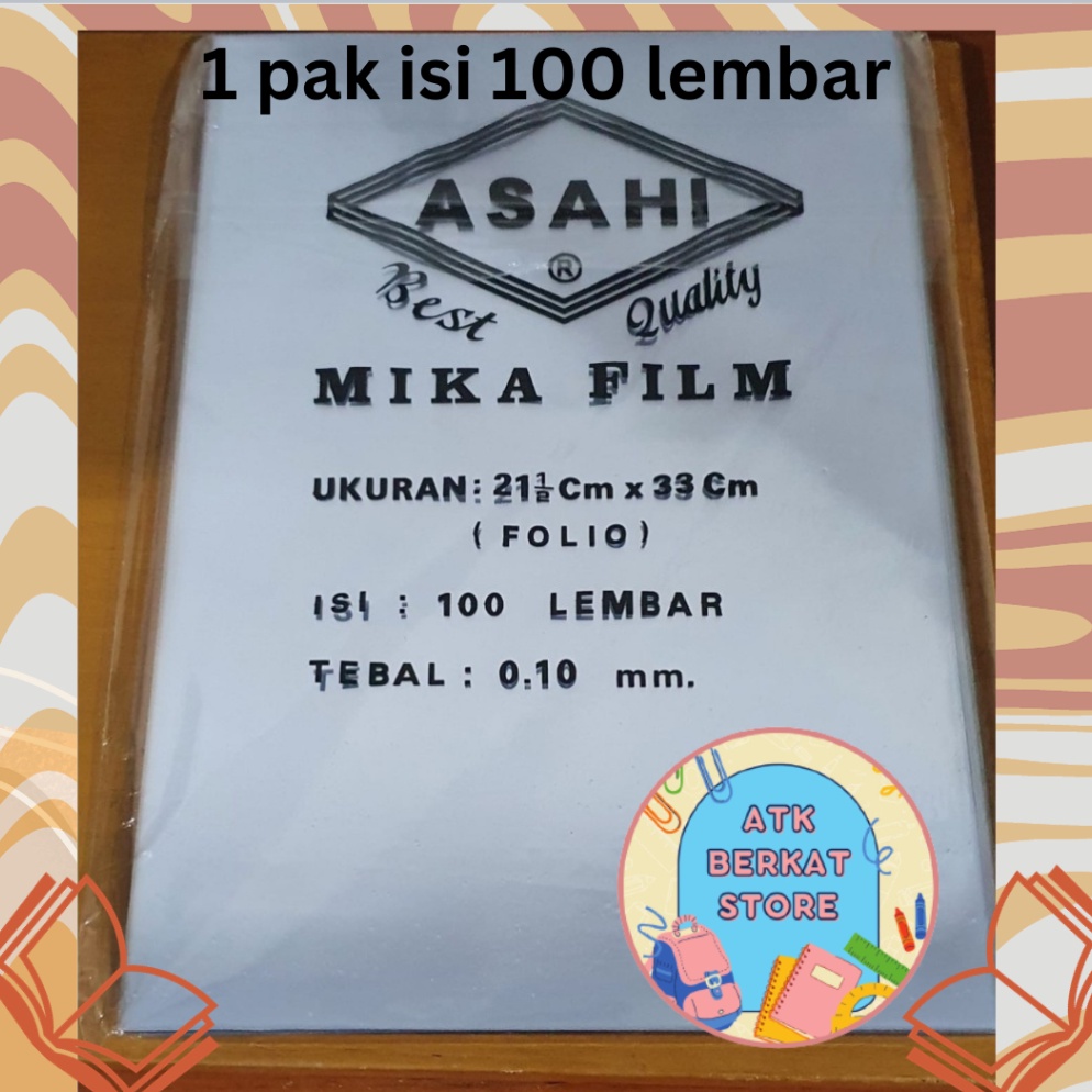 

KODE KF9PL 1 pcs Cover mika plastik jilid tebal 1 mm