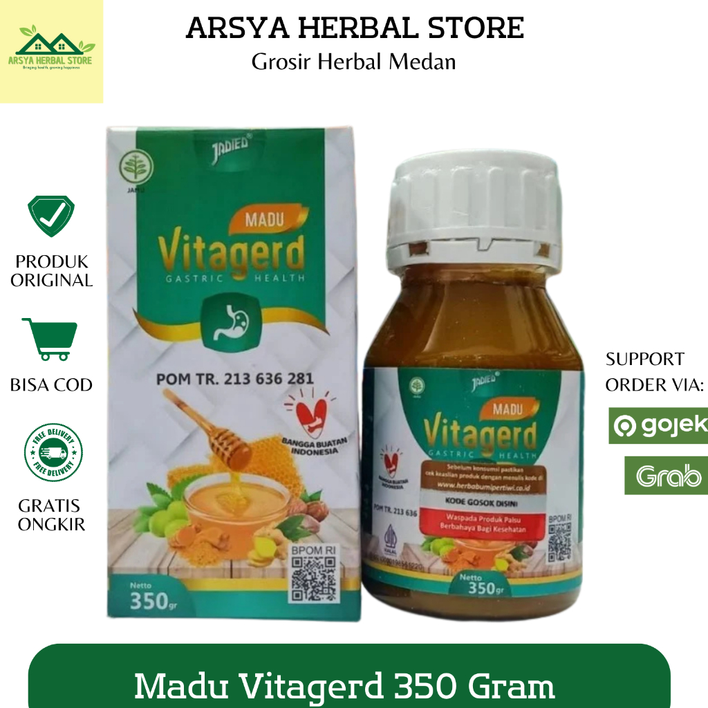 

MADU VITAGERD MADU HERBAL SOLUSI ATASI MASALAH ASAM LAMBUNG GERD DAN MAAG 350 GRAM