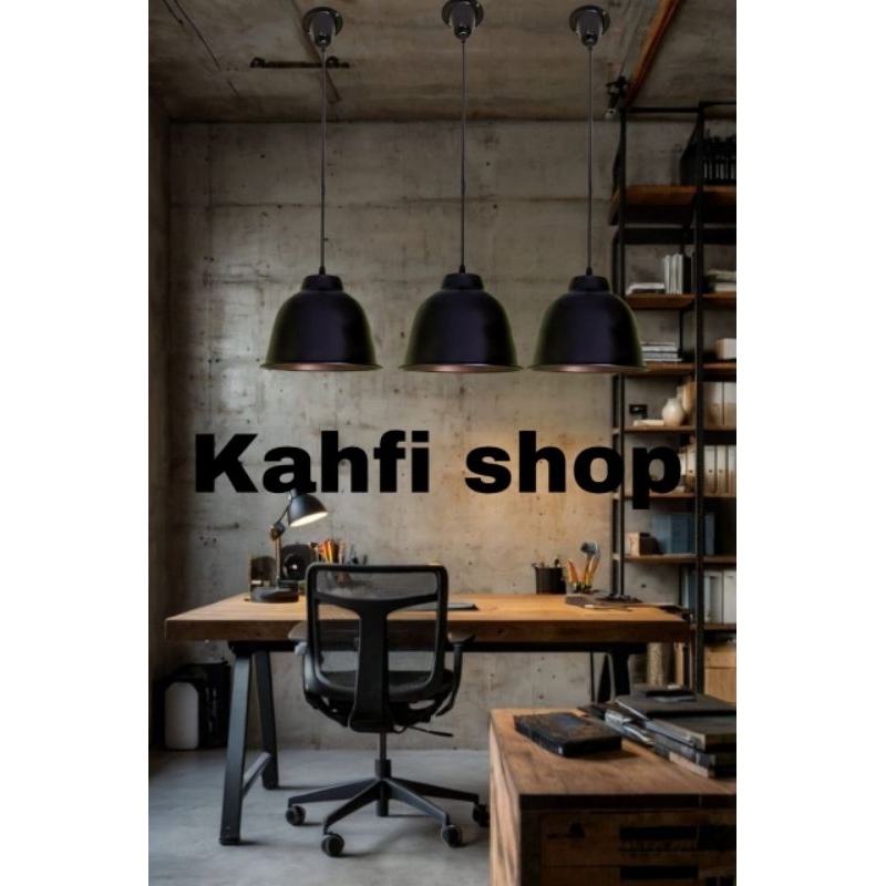 lampu gantung cafe resto industrial