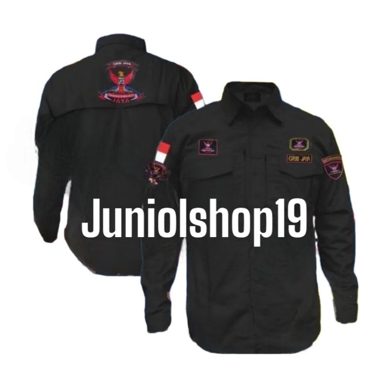 KEMEJA TACTICAL GRIB JAYA/SERAGAM TACTICAL GRIB JAYA/KEMEJA PDL TACTICAL GRIB JAYA FULL BORDIR/KEMEJ