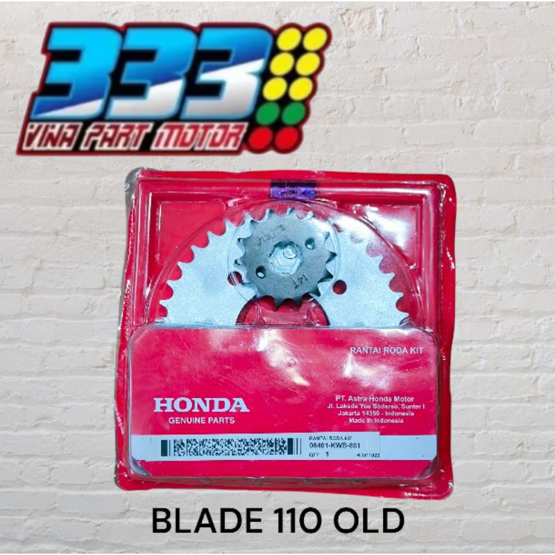 GIR SET BLADE GIR PAKET BLADE OLD GEAR SET HONDA BLADE 110 LAMA KWB