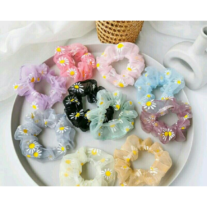 Scrunchie korea daisy