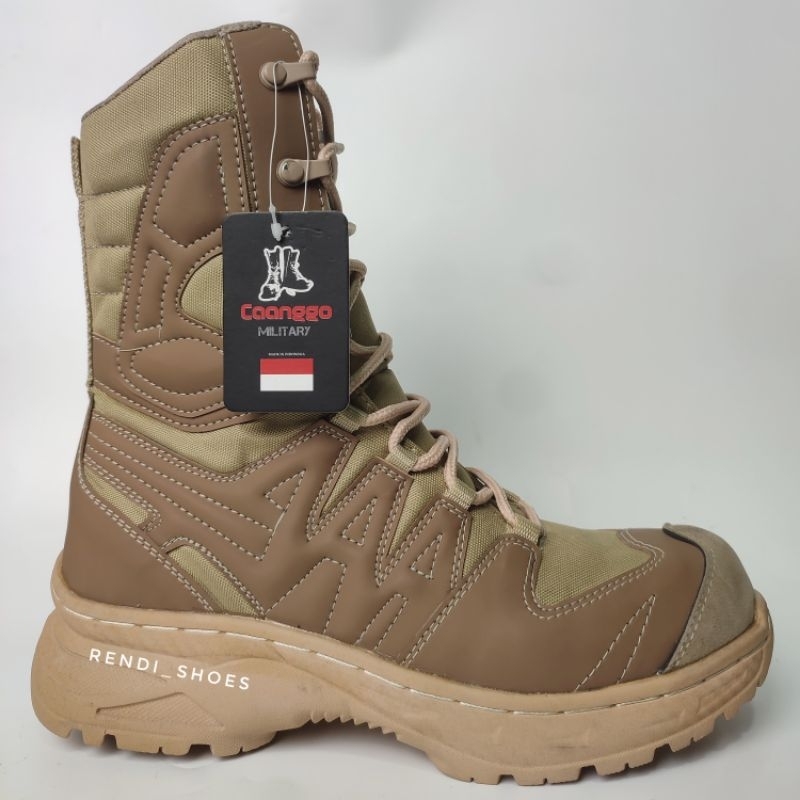 pdl tactical boots Sepatu Boots Tactical Safety Ujung Besi 9 Inci Warna Krem Sepatu Boots Tactical S