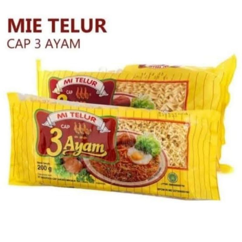 

Mie Telur Cap 3 Ayam