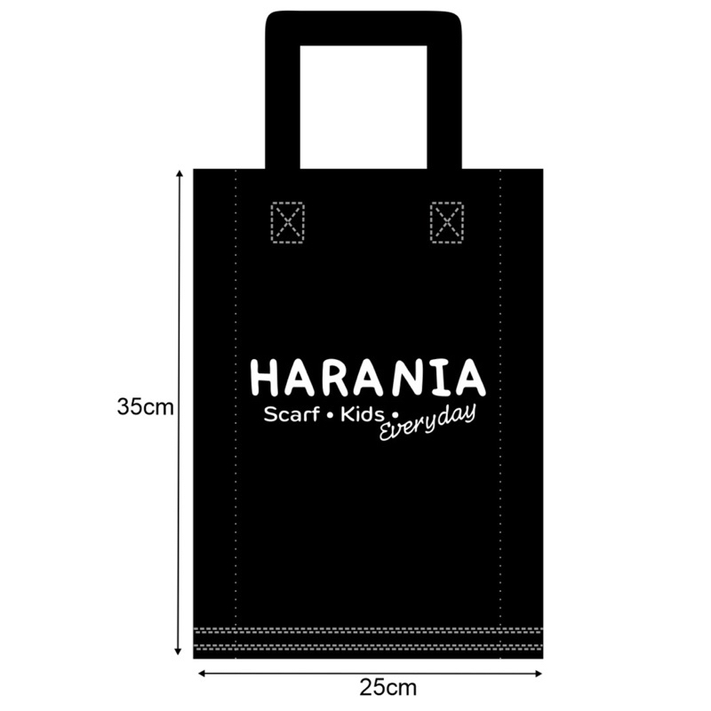 

Totebag Goodiebag Sponbound Tas Belanja Haraniascarf Haraniakids