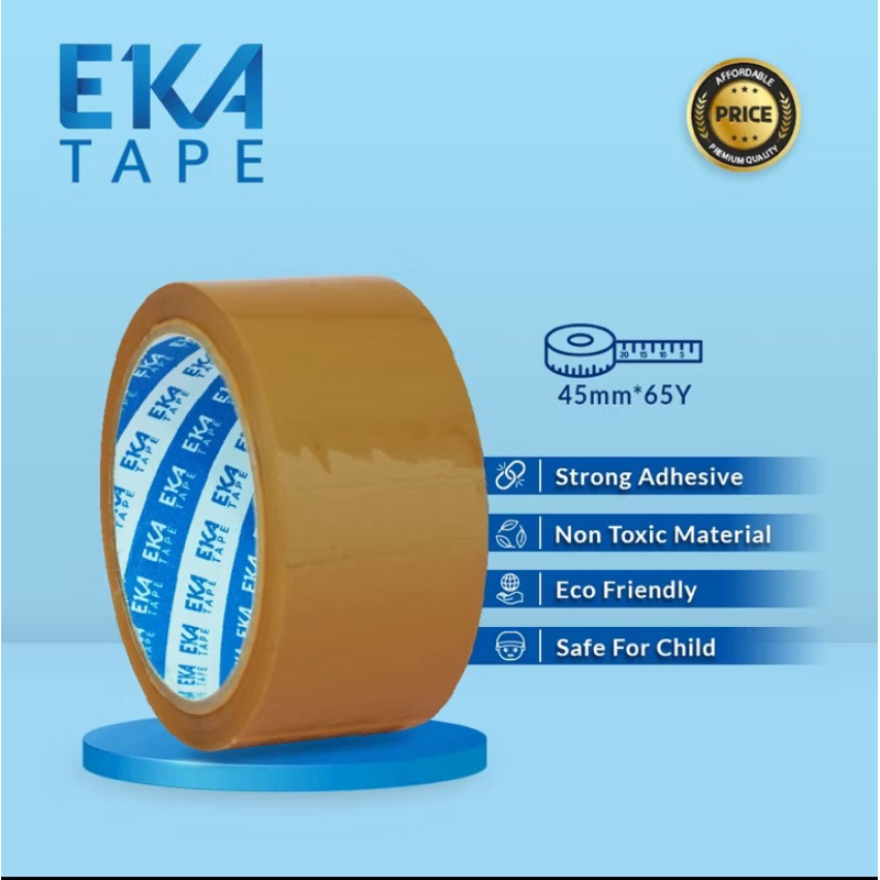 

lakban eka tape lakban bening coklat 45mm*65Y