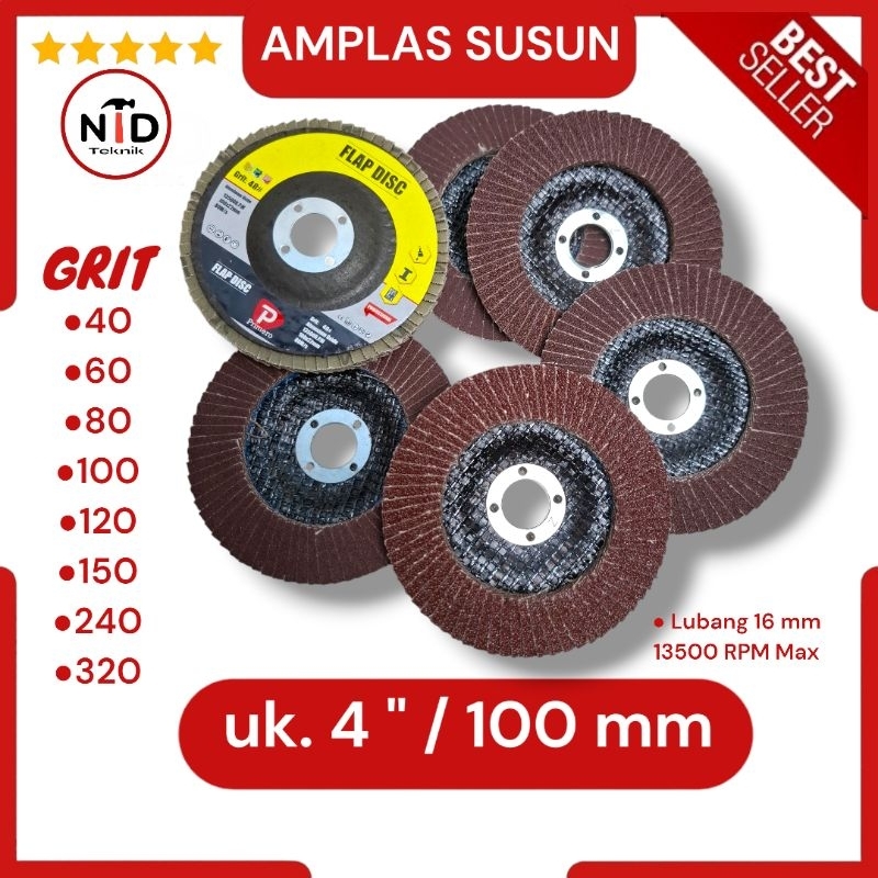 Amplas Susun Flap Disc Amplas Kipas Amplas Gerinda / Amplas susun / Amplas Grenda susun / AMPLAS FLA