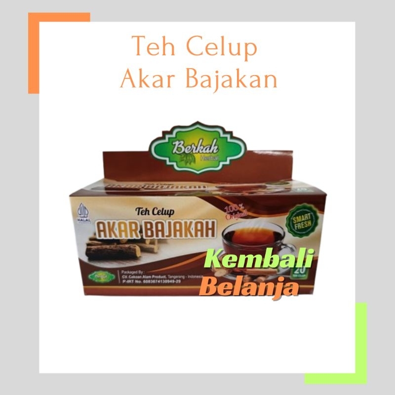 

Teh Celup Akar Bajakah/ Teh Bajakah/ Teh Celup Bajakah Isi 20 Tea Bag/ Teh Celup Sehat/ Teh Herbal