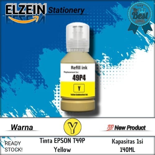 Tinta Epson T49P E49P Yellow Sublimation Printer Epson SureColor SC-F130, SC-F140, SC-F530, SC-F531,