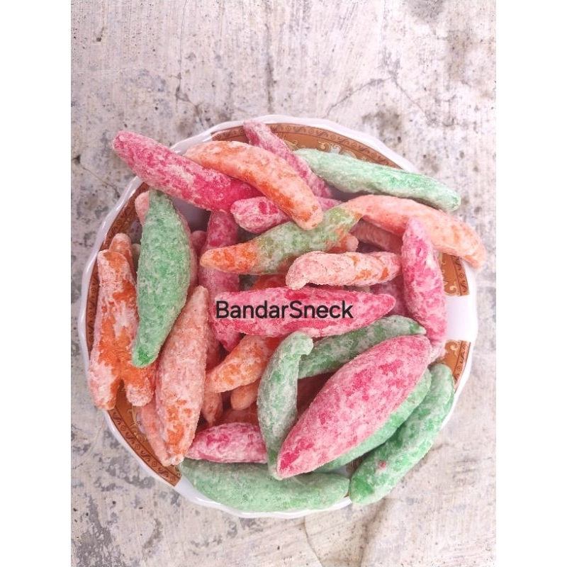 

getas manis 200 gram || getas lonjong manis semut merah ladu gembos warna warni