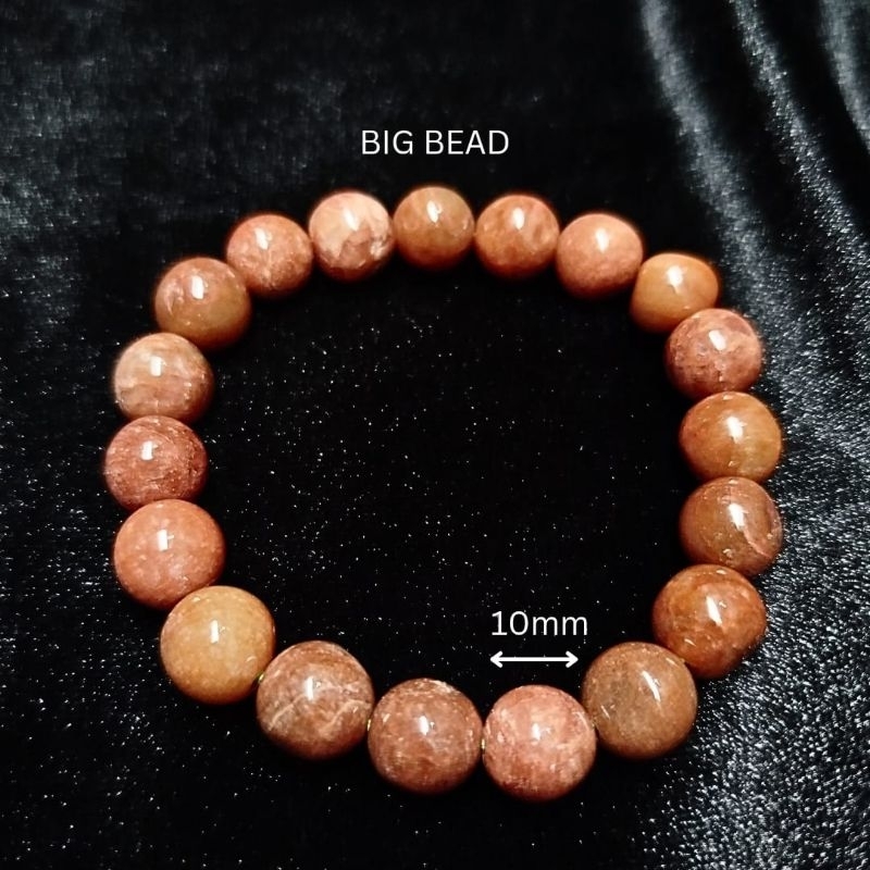 PREMIUM BURNT BURMA JADE BRACELET | Gelang pria wanita giok ORI Burma bakar 10mm