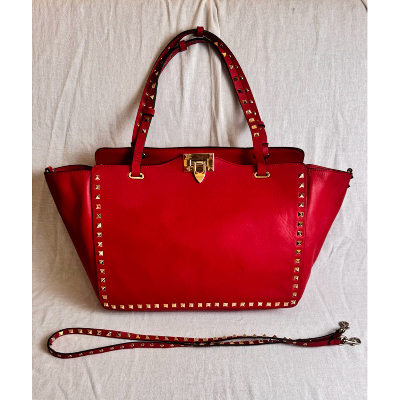 VALENTINO* GARAVANI* ROCKSTUD TOTE BAG PRELOVED BRANDED