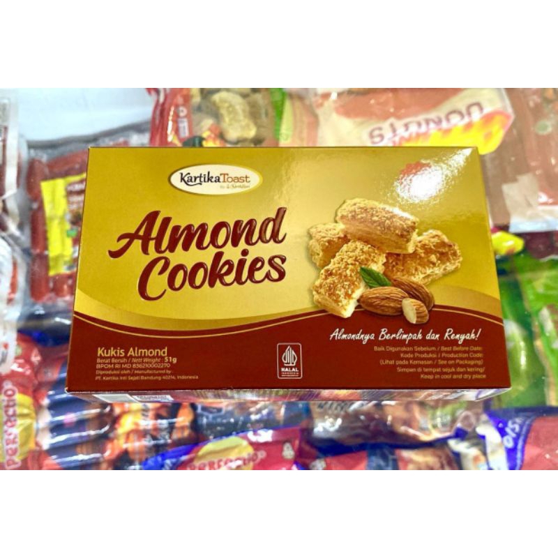 

Kartika Toast almond cookies 51gr