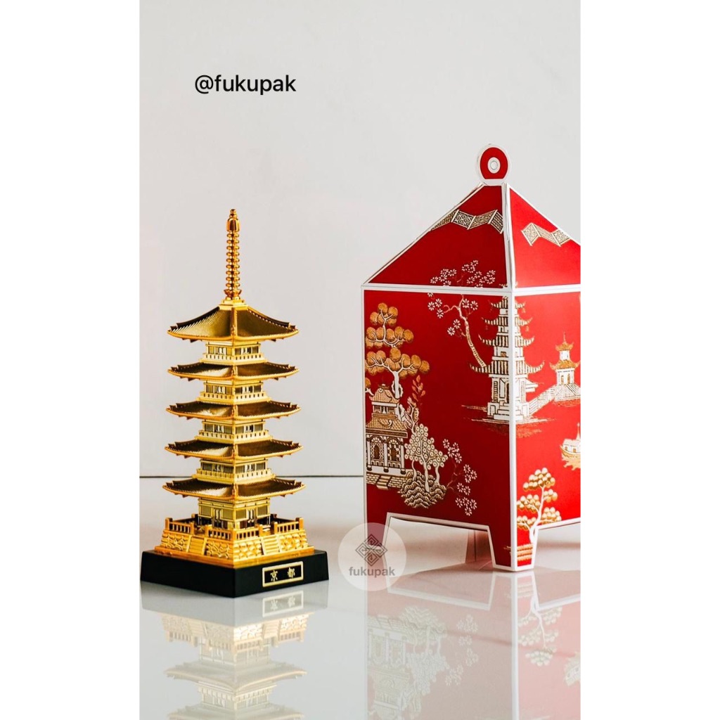 

Box CNY Pagoda (10pcs) dus imlek dessert box toples kotak sincia