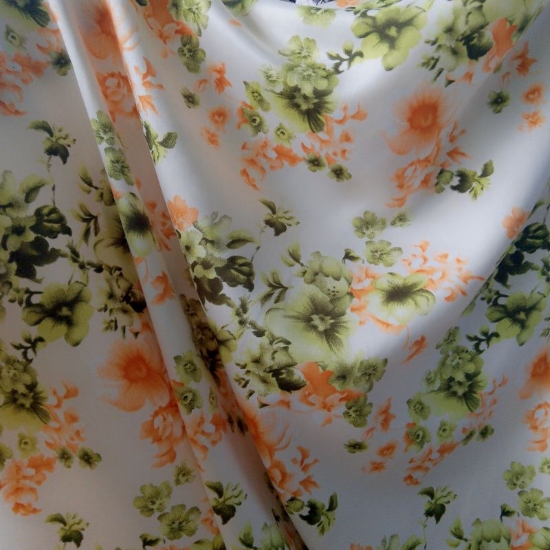 kain satin silk motif - kain satin meteran - kain satin premium - kain satin Velvet - ajt
