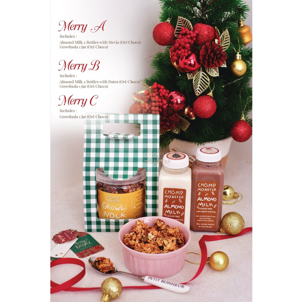 

Growlnola christmas hampers by chomp monster hantaran hadiah natal xmas