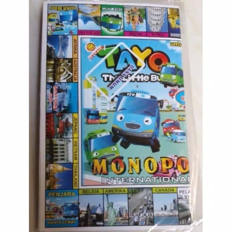 MAINAN MONOPOLI KARAKTER COWOK