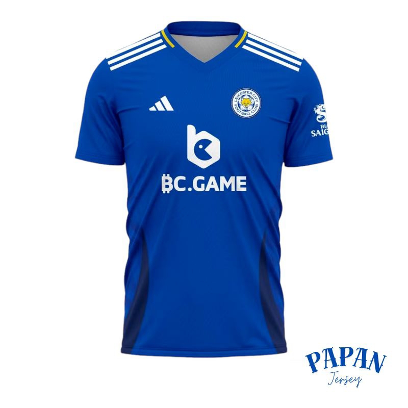 JERSEY LEICESTER CITY TERBARU HOME AWAY 2024/2025 GRATIS NIKNAME. KAOS BOLA